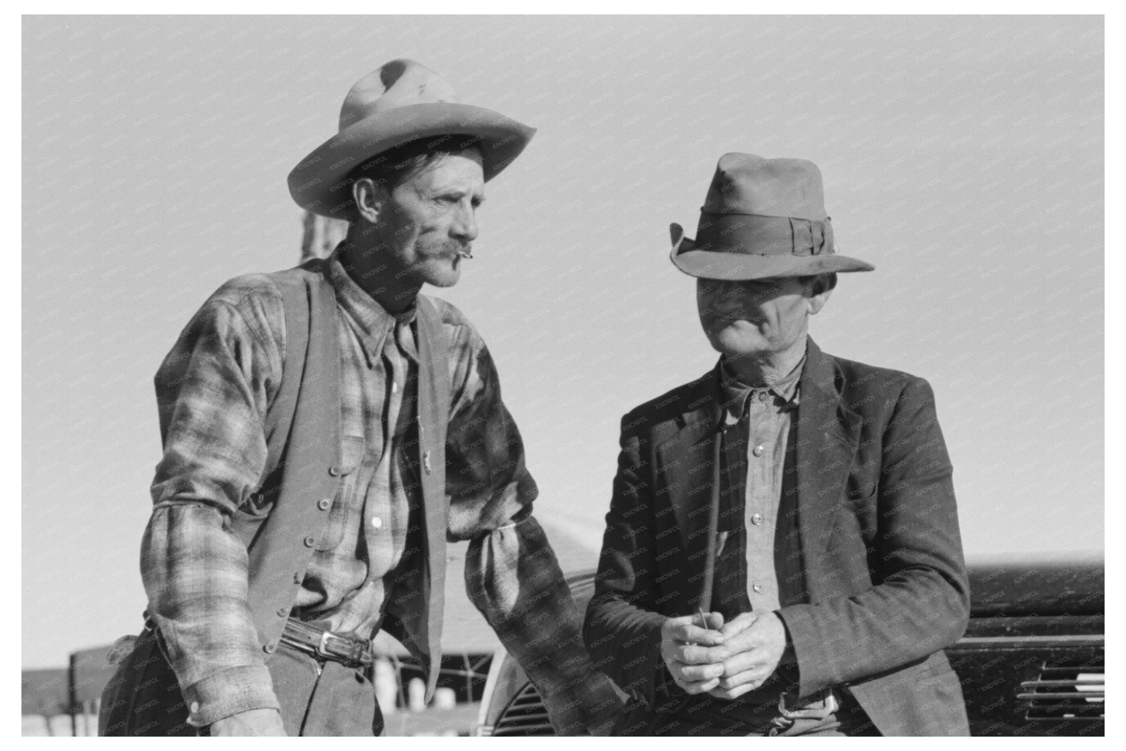 Cattlemen in San Angelo Texas November 1939