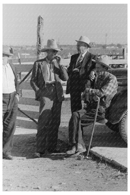 Cattlemen Scene San Angelo Texas November 1939