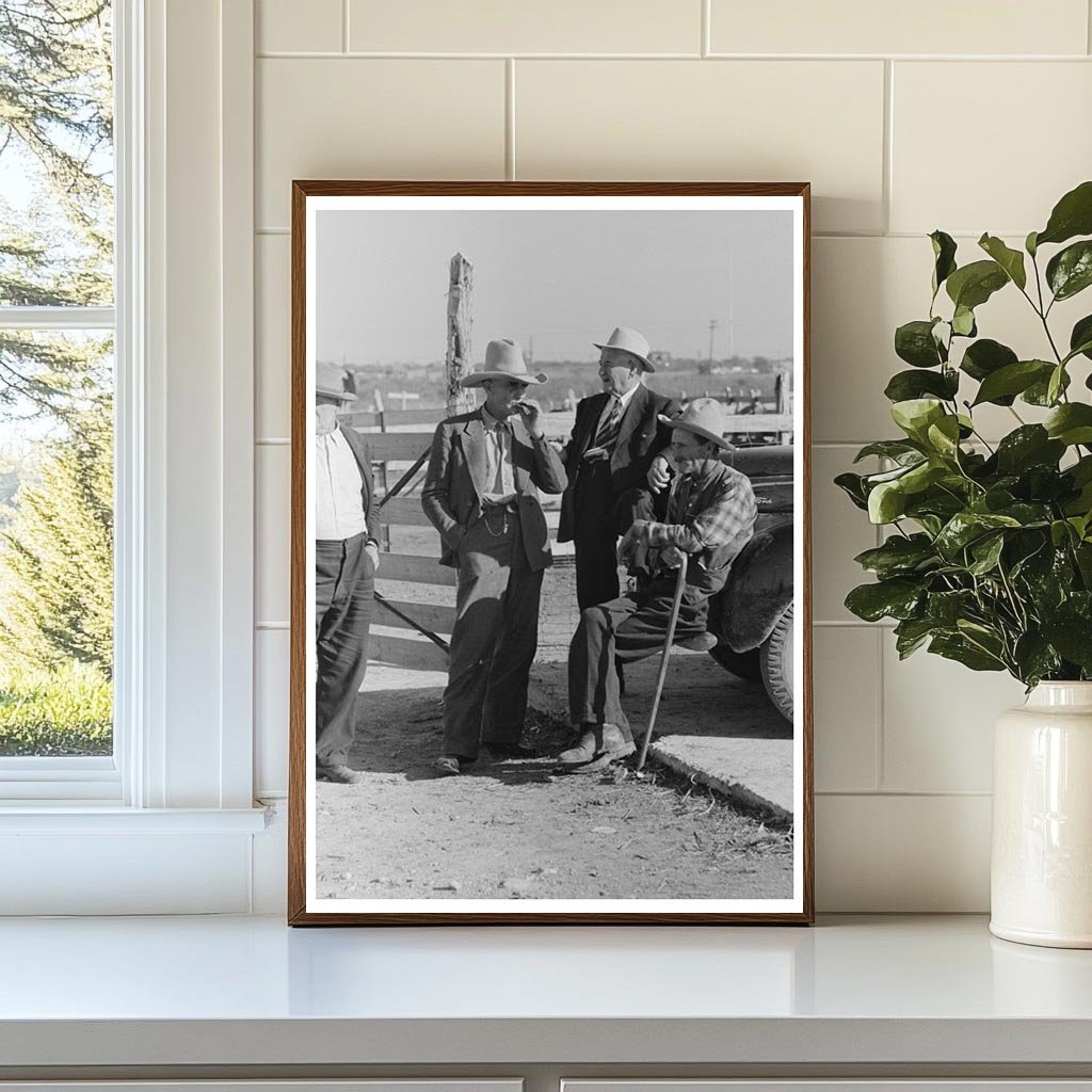 Cattlemen Scene San Angelo Texas November 1939