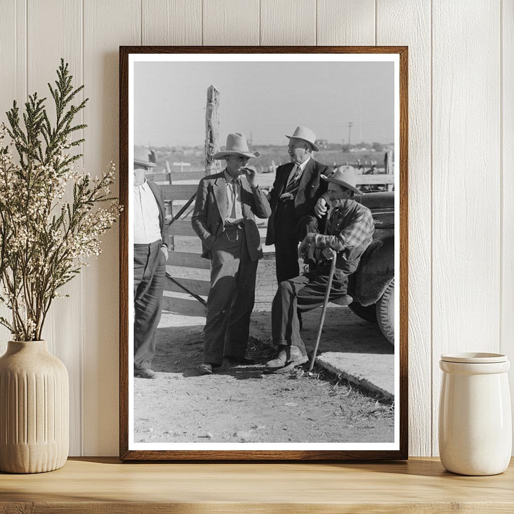 Cattlemen Scene San Angelo Texas November 1939