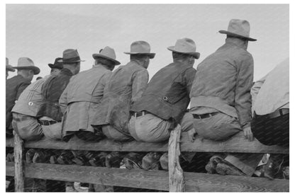 West Texans at Horse Auction in Eldorado Texas 1939