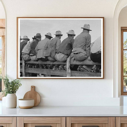 West Texans at Horse Auction in Eldorado Texas 1939