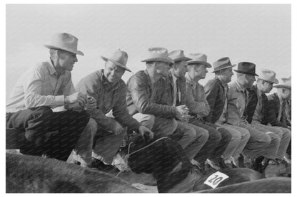 Horse Auction in Eldorado Texas November 1939