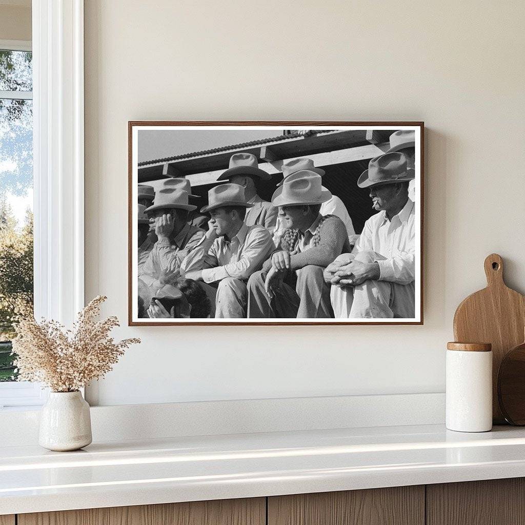 Horse Sale Spectators in Eldorado Texas November 1939