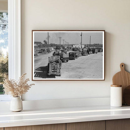 San Angelo Texas Stockyards Vintage Photo November 1939