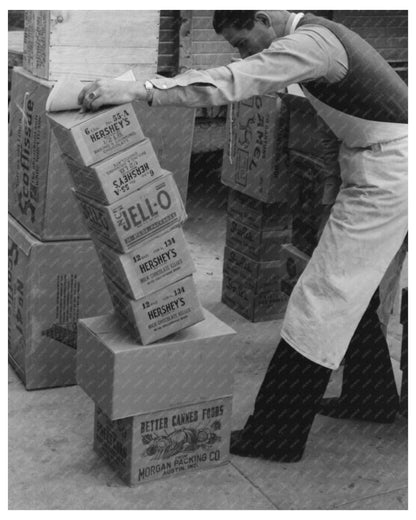 Vintage Supply Delivery in San Angelo Texas 1939
