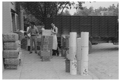 Grocery Supplies Delivery in San Angelo Texas November 1939