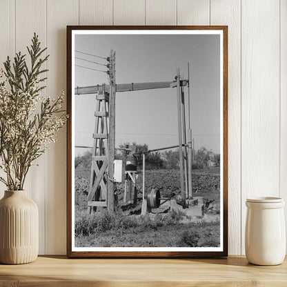 Irrigation Well Machinery on Texas Truck Farm 1939