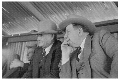 Cattle Auction in San Angelo Texas November 1939