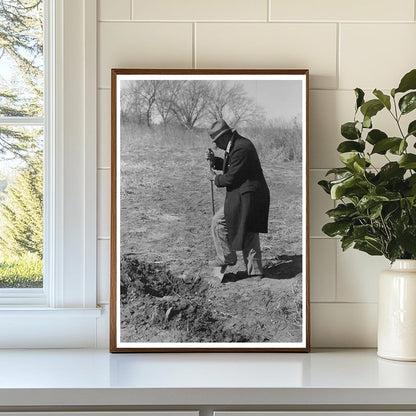 Pomp Hall Assessing Soil Moisture in Oklahoma 1940