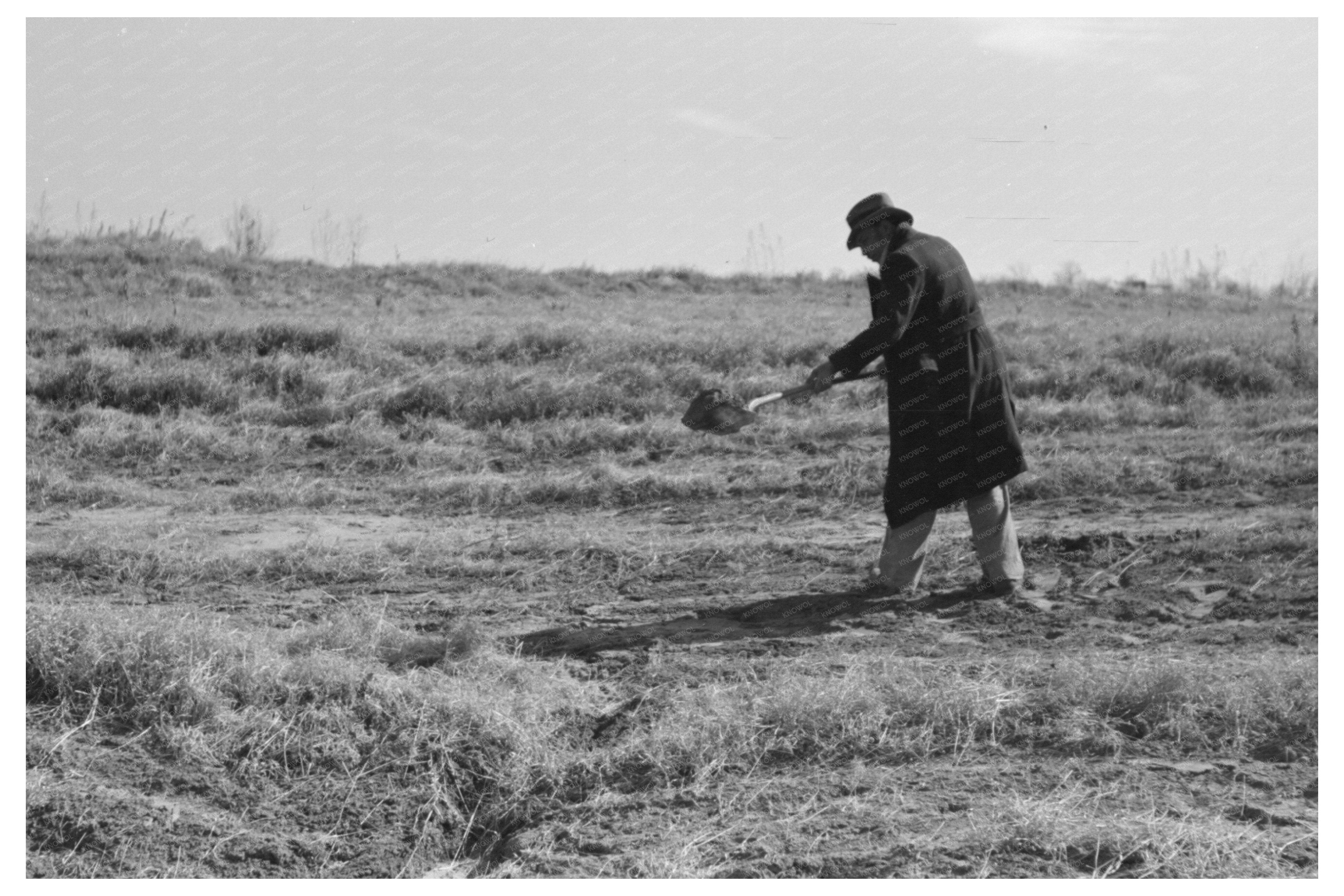 Pomp Hall African American Farmer Oklahoma 1940