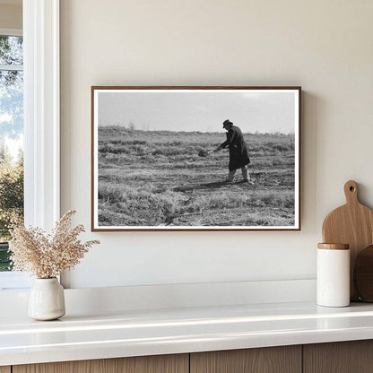 Pomp Hall African American Farmer Oklahoma 1940