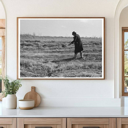 Pomp Hall African American Farmer Oklahoma 1940