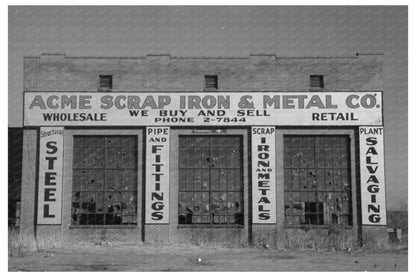 Abandoned Industrial Plant Oklahoma City January 1940