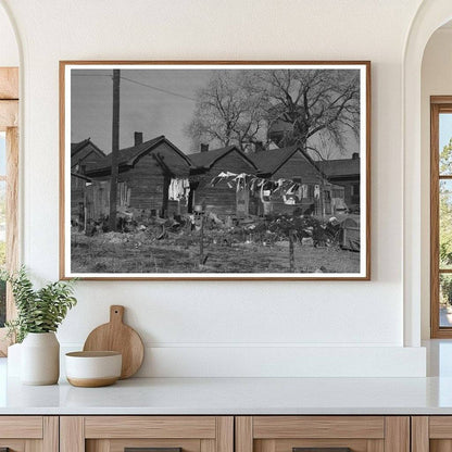 Slick Oklahoma street scene February 1940 oil boom