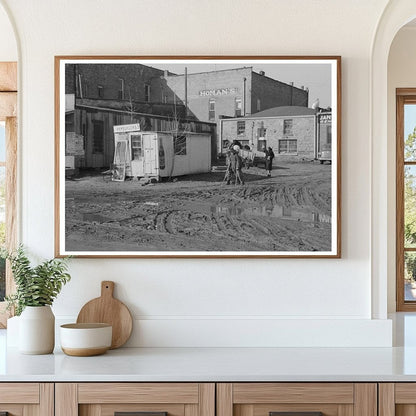 Vintage Hamburger Stand Main Street Eufaula Oklahoma 1940