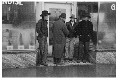 Farmers in Eufaula Oklahoma Rainy Day February 1940