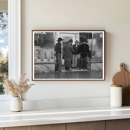 Farmers in Eufaula Oklahoma Rainy Day February 1940