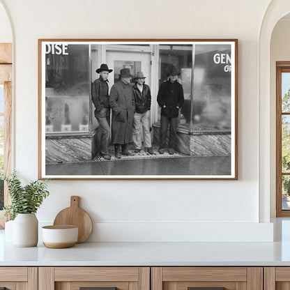 Farmers Gather in Eufaula Oklahoma February 1940