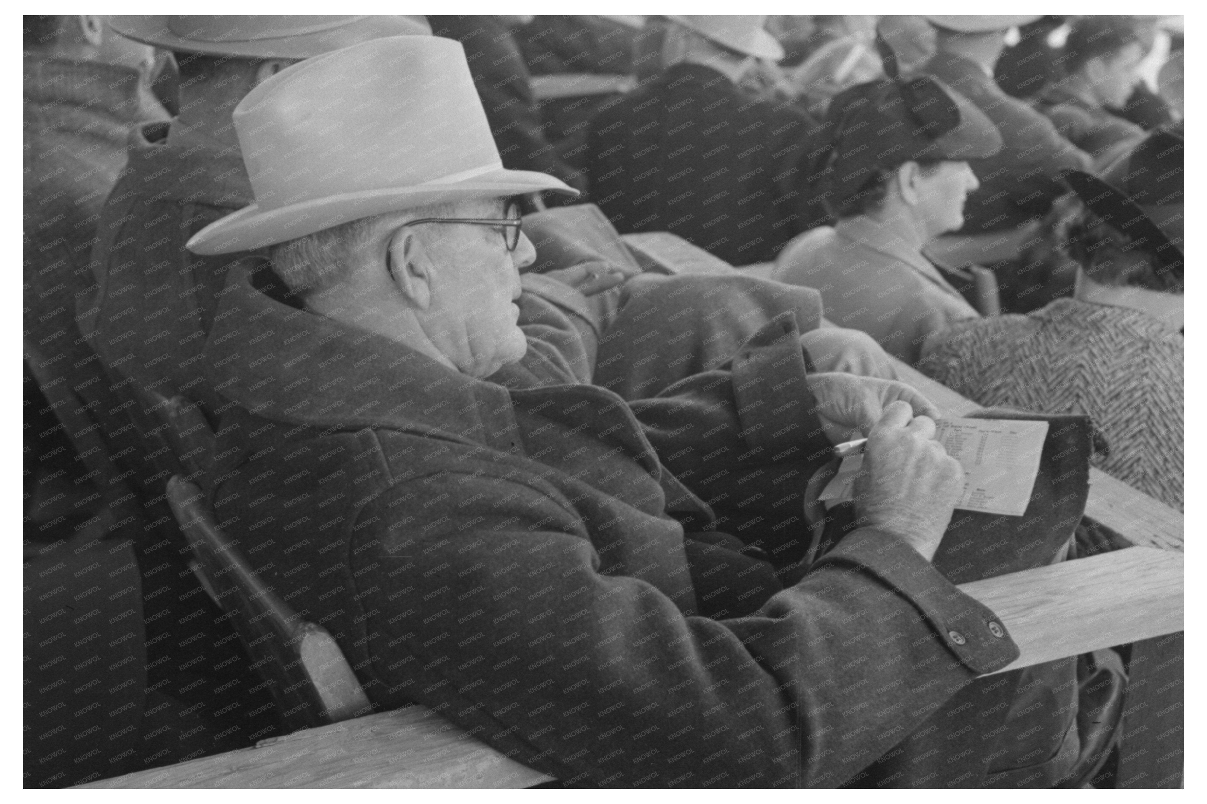 Calf Roping Event San Angelo Fat Stock Show 1940