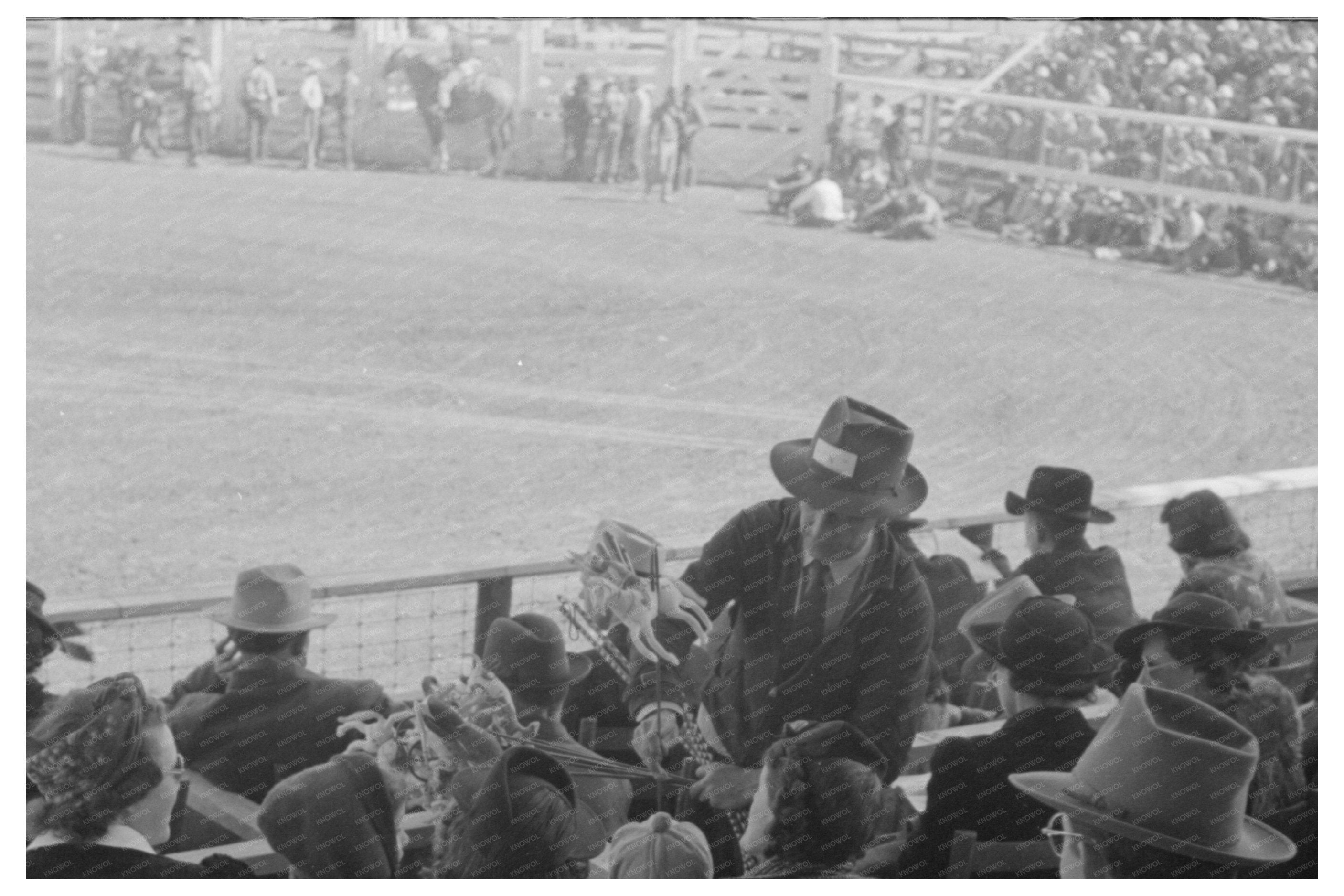 Souvenir Salesman at San Angelo Fat Stock Show 1940