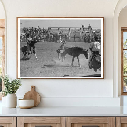 Rodeo Performer Bucked Off Bronco San Angelo Texas 1940