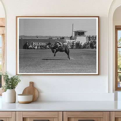 Rodeo Riding Demonstration San Angelo Texas March 1940