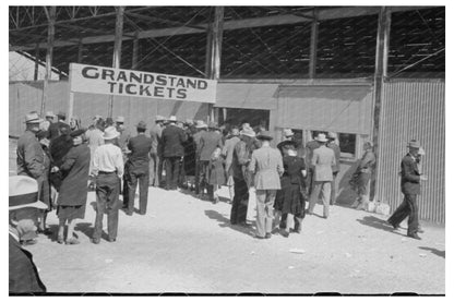 San Angelo Fat Stock Show Rodeo Spectators 1940