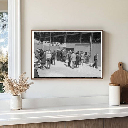 San Angelo Fat Stock Show Rodeo Spectators 1940