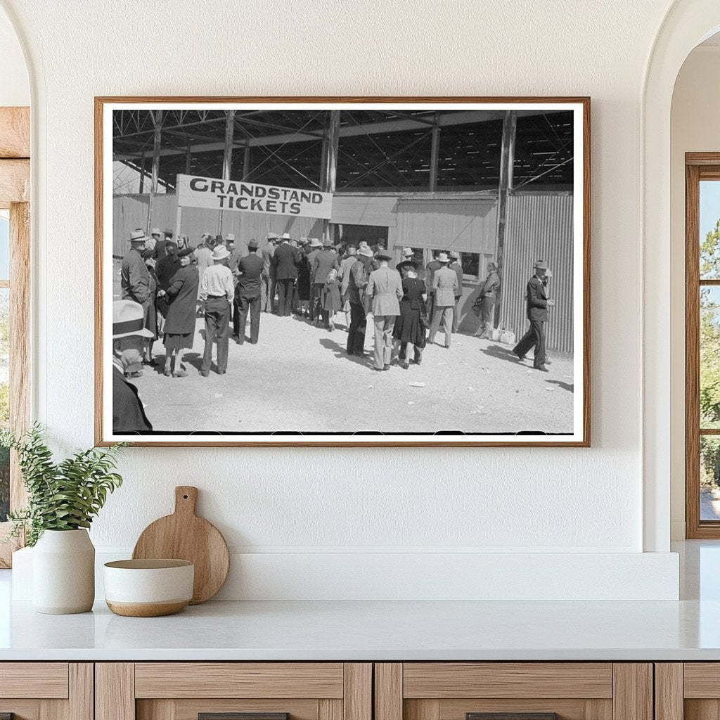 San Angelo Fat Stock Show Rodeo Spectators 1940