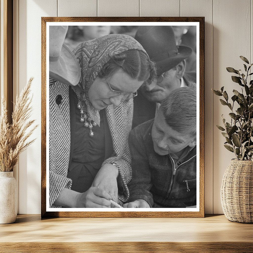 San Angelo Fat Stock Show Audience Engagement March 1940