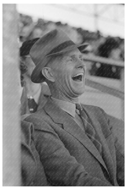 Cowboy Clown at San Angelo Rodeo March 1940