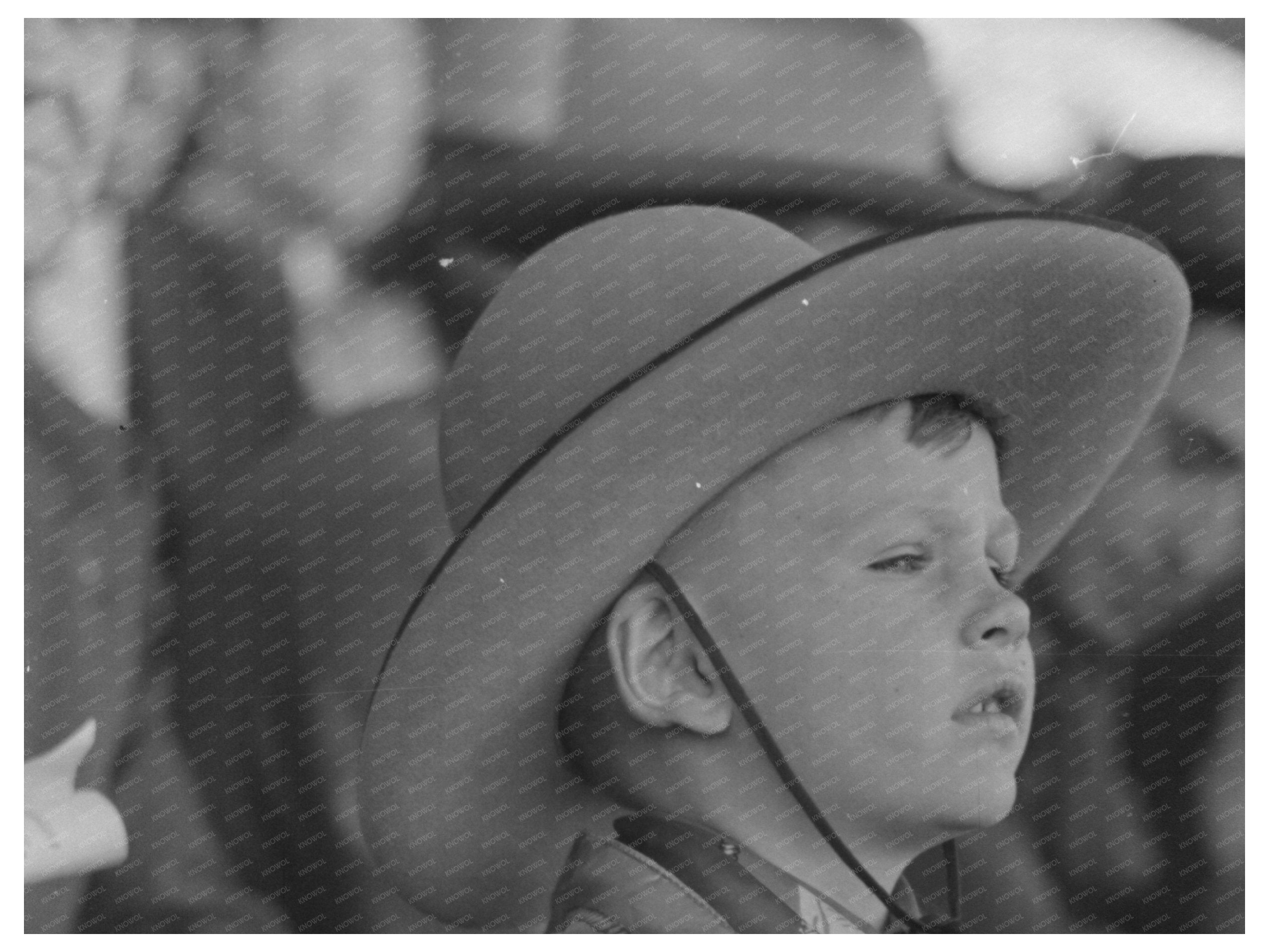 Cowboy Child at San Angelo Rodeo March 1940