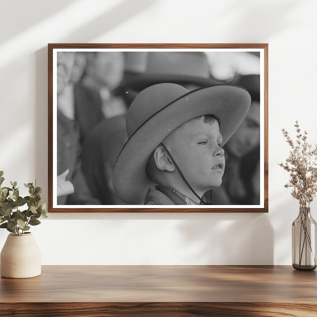 Cowboy Child at San Angelo Rodeo March 1940