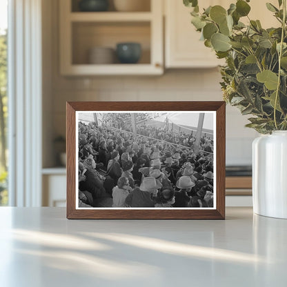 San Angelo Fat Stock Show Rodeo Crowd March 1940