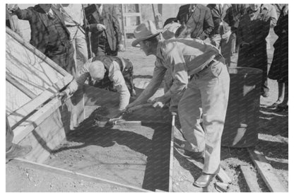FSA Supervisor Demonstrates Seed Bed Preparation 1940