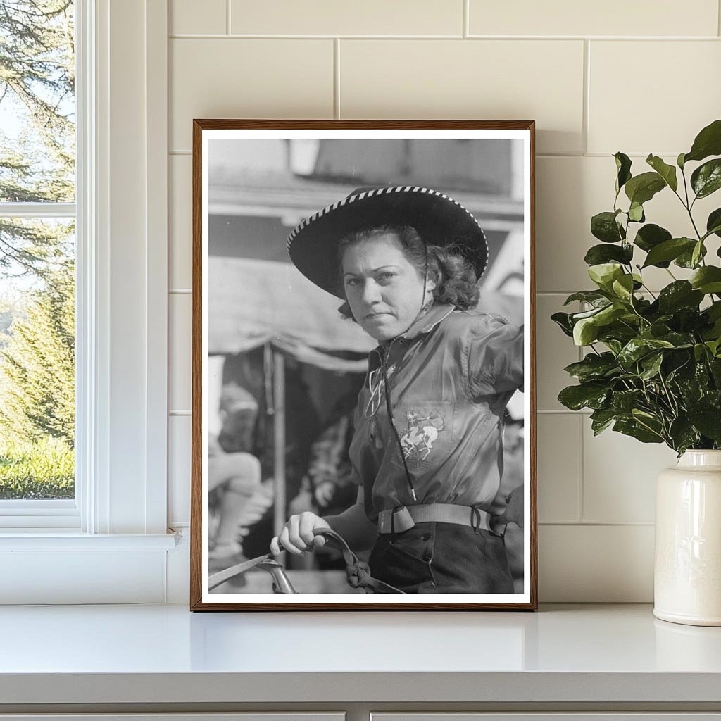 Girl Rodeo Performer San Angelo Fat Stock Show 1940