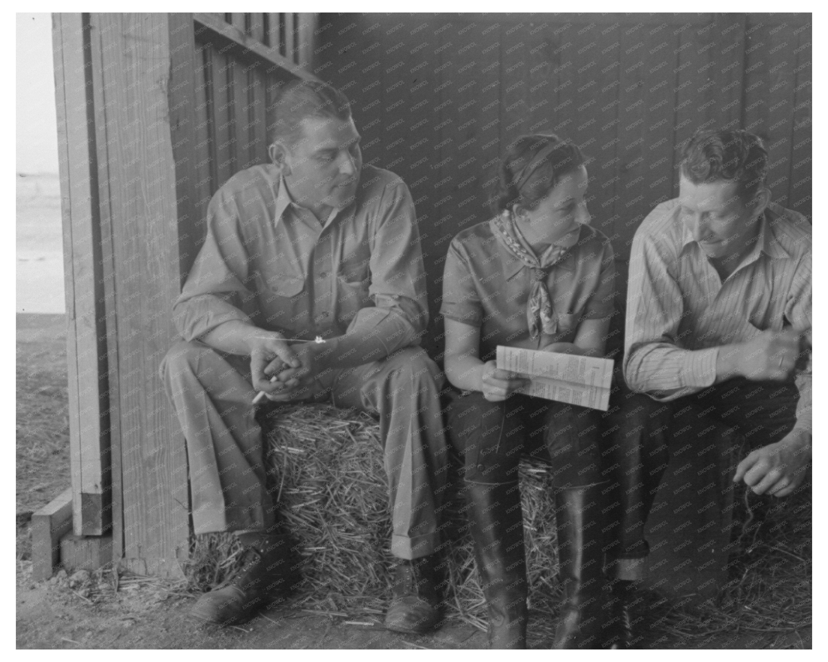 San Angelo Fat Stock Show March 1940 Vintage Photo