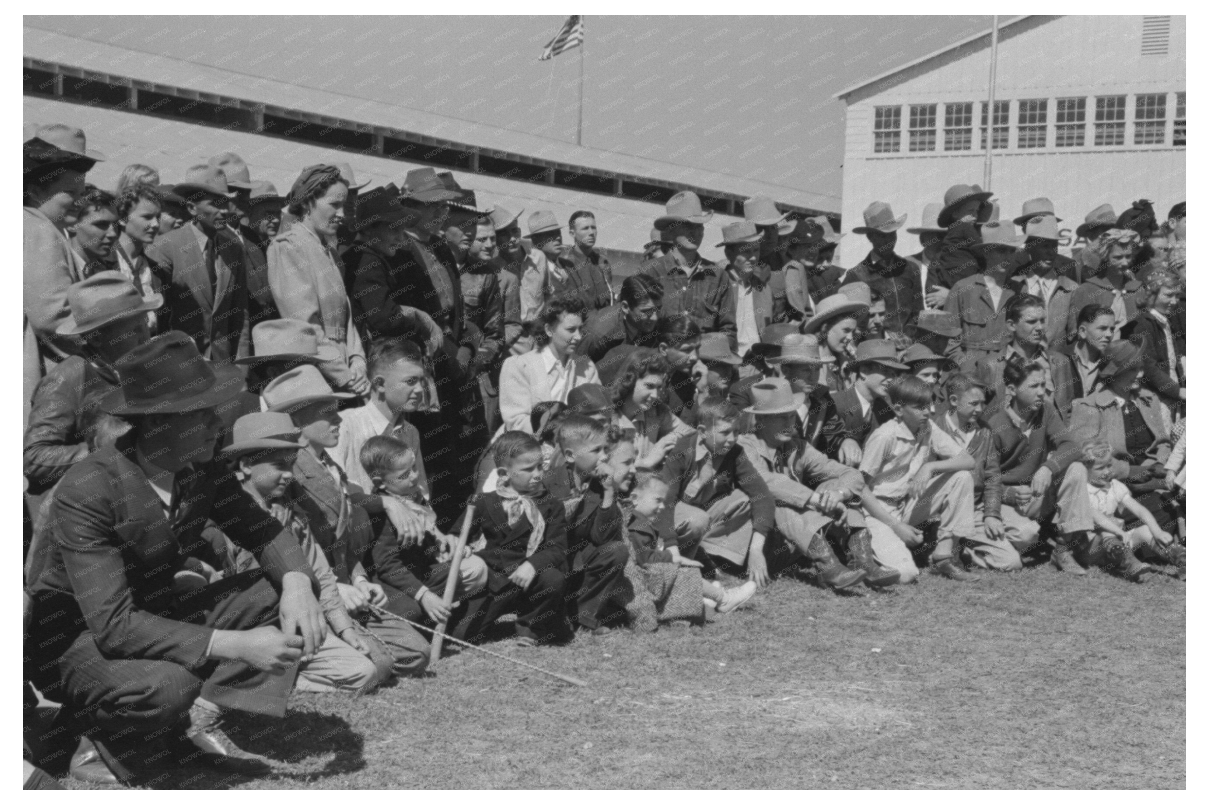 San Angelo Fat Stock Show Spectators March 1940