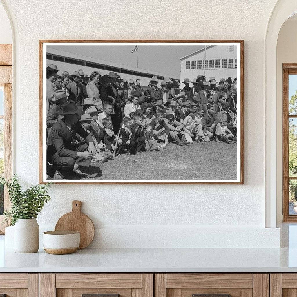 San Angelo Fat Stock Show Spectators March 1940