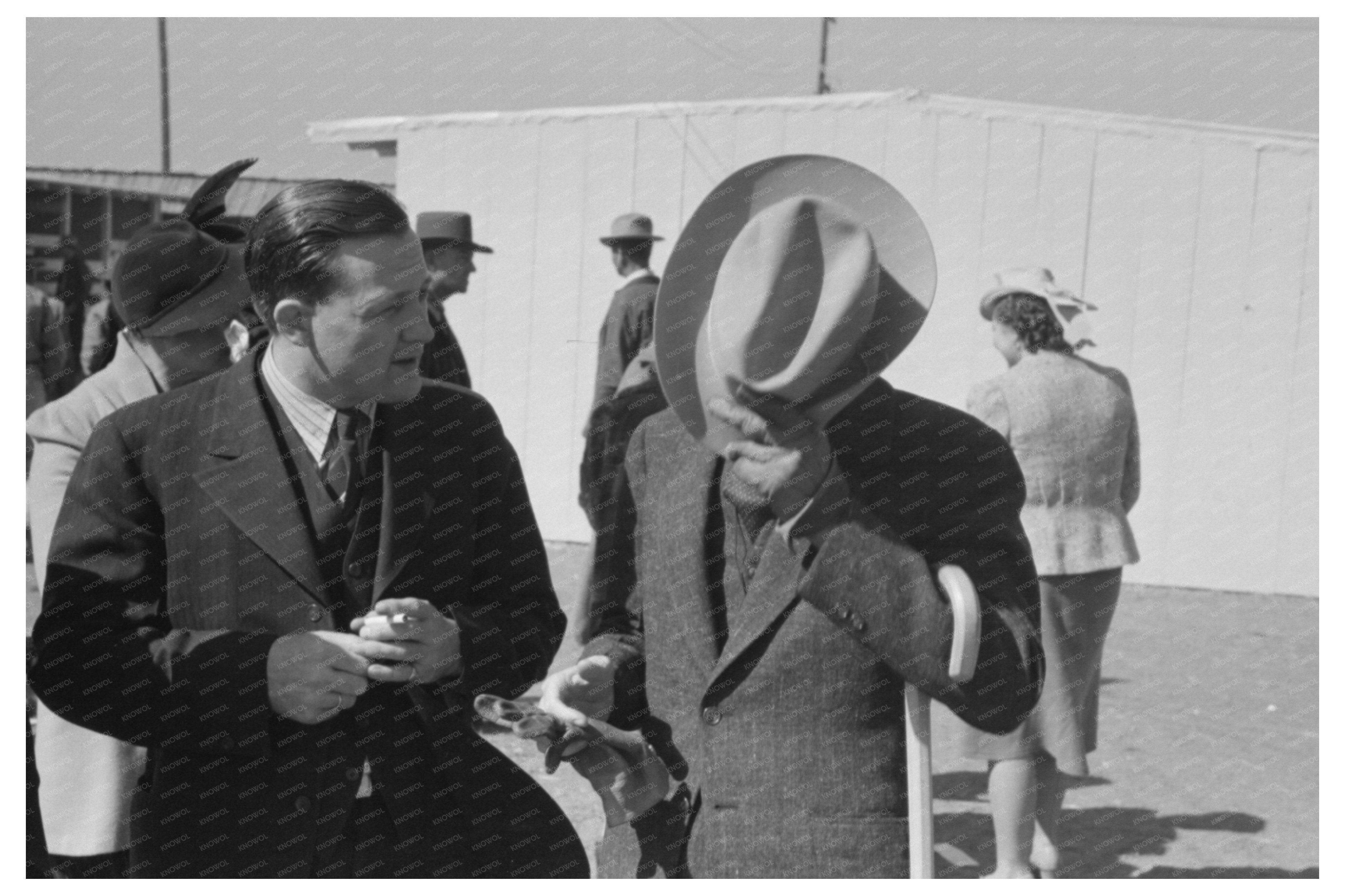 San Angelo Fat Stock Show Judges circa March 1940