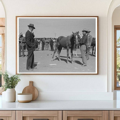 West Texan Shows Horse at San Angelo Stock Show 1940