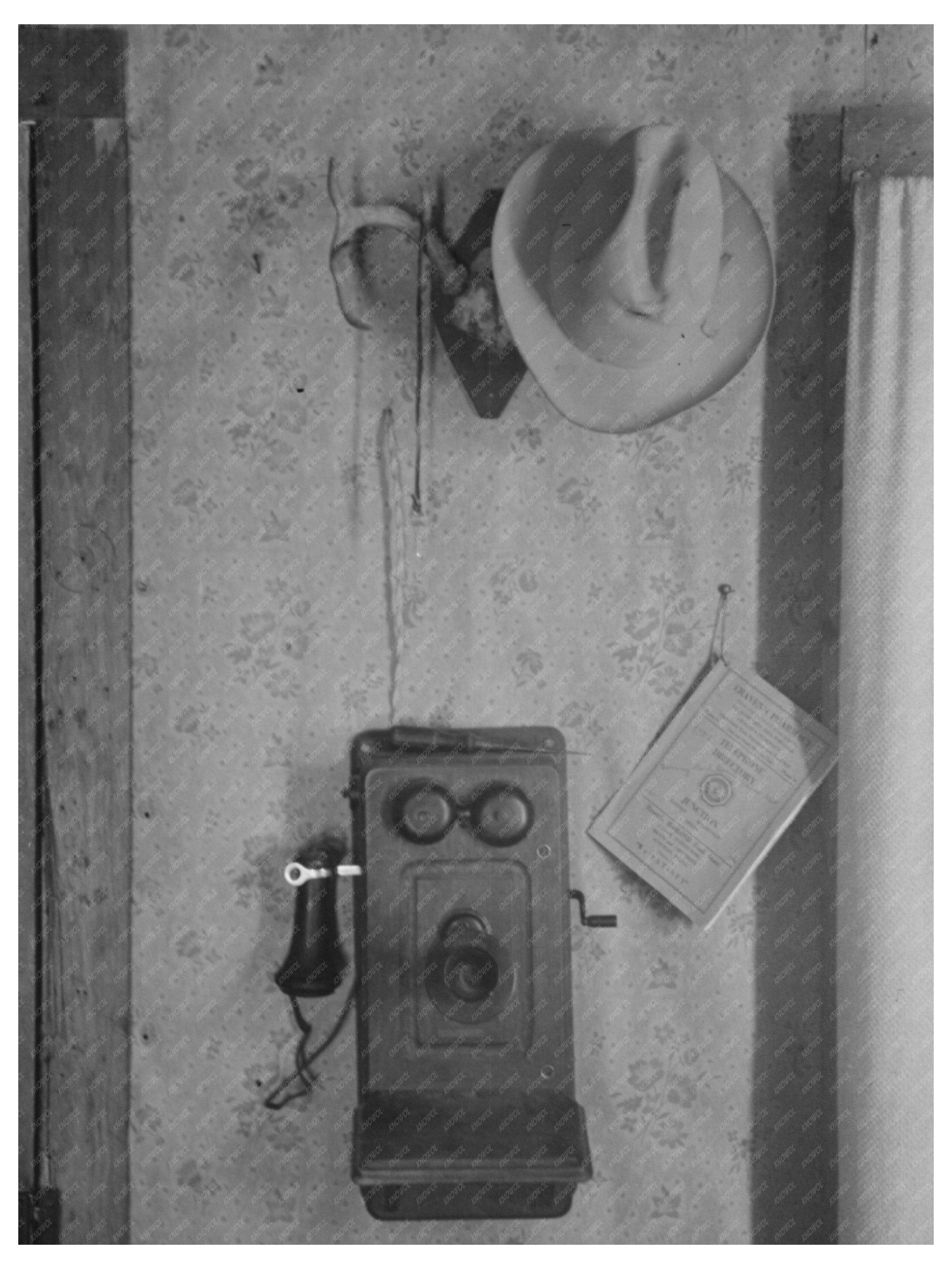 Kimble County Texas Home Interior March 1940