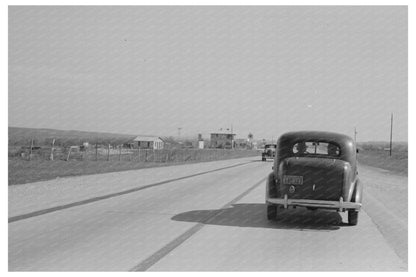 Highway Scene North of San Antonio Texas March 1940