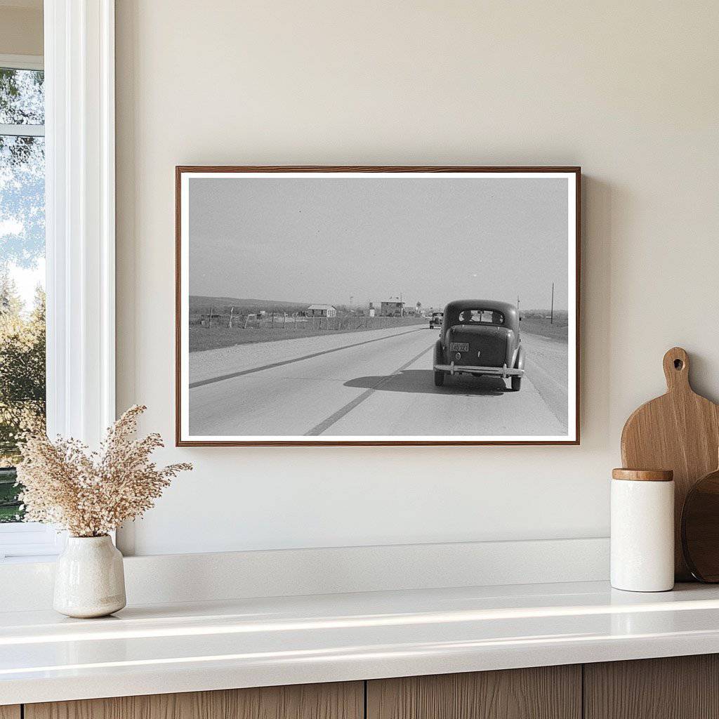 Highway Scene North of San Antonio Texas March 1940