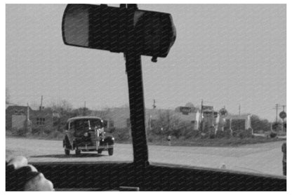 Bexar County Texas Highway March 1940 Vintage Photograph