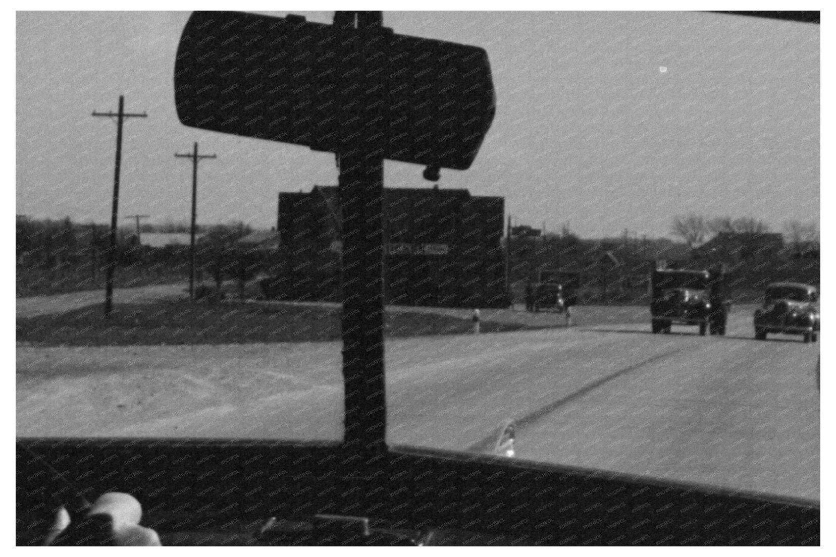 Bexar County Texas Highway Scene March 1940