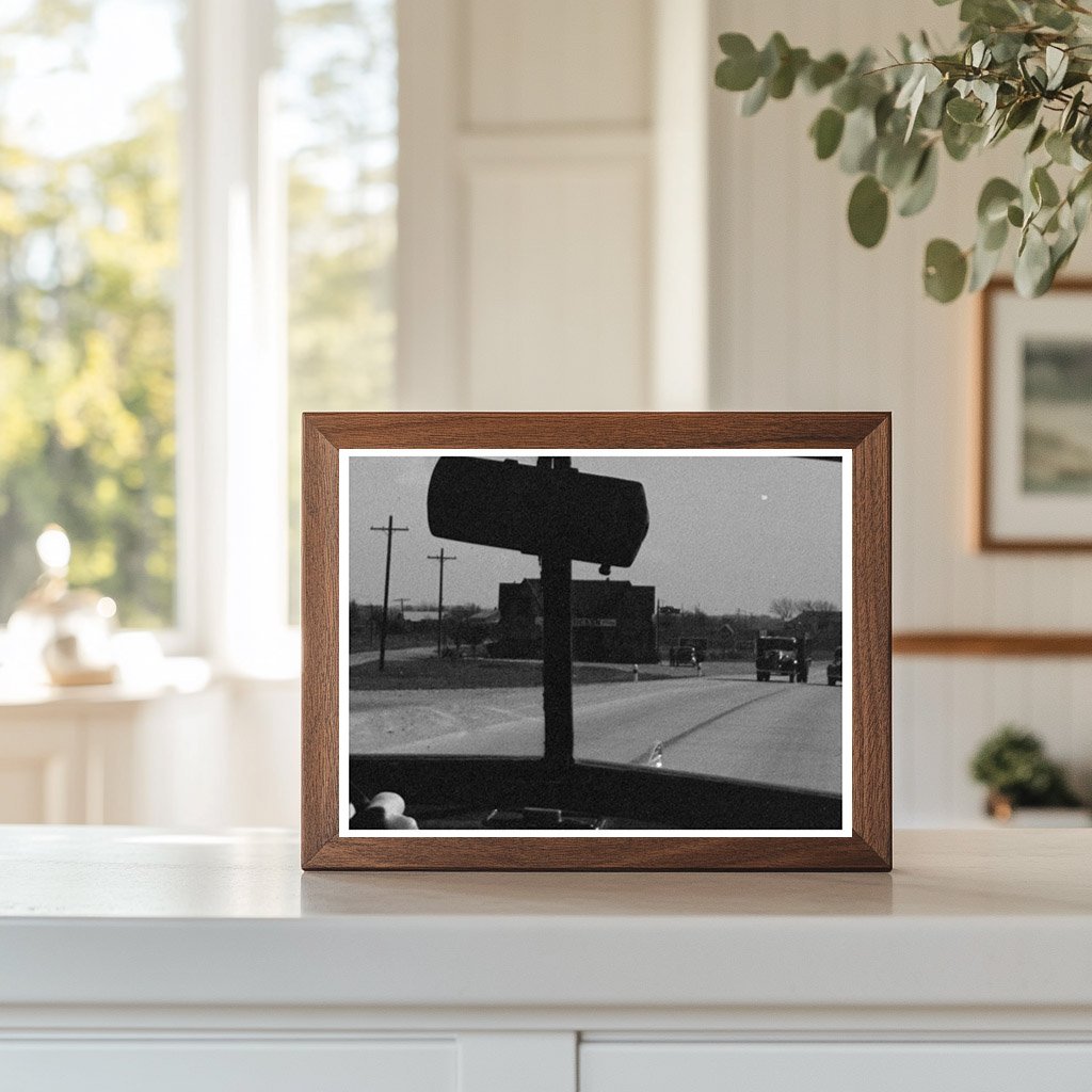 Bexar County Texas Highway Vintage Photo March 1940