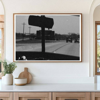 Bexar County Texas Highway Scene March 1940