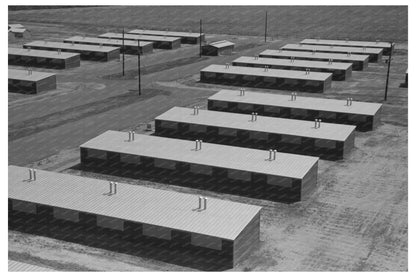 Row Shelters at Migrant Camp Sinton Texas March 1940